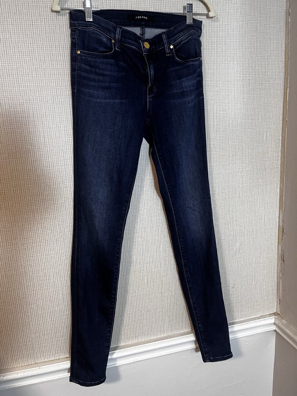 J Brand Super Skinny FIX Jeans Womens Size 27 Dark Wash Stretch Skinny Denim
